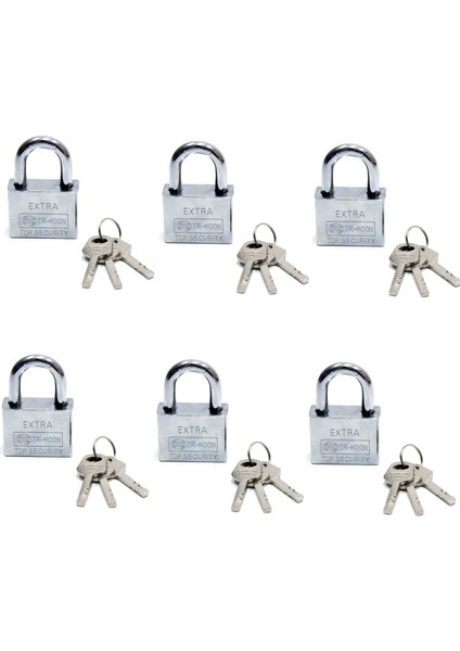 bulurum akıllı anahtarlı asma kilit 6lı set
