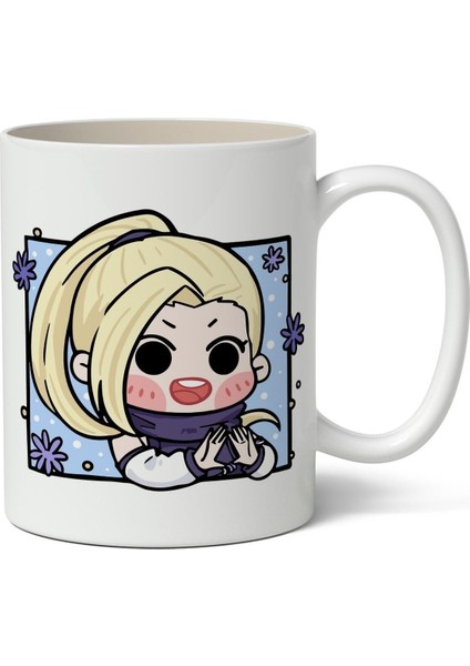 Naruto Ino Yamanaka Avatar Anime Temalı Beyaz Kupa Bardak Sevgiliye Arkadaşa Hediye