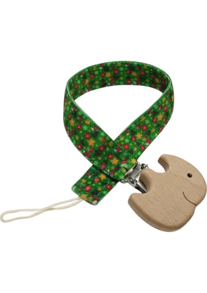 Fitifitibebe Yılbaşı Konsept Emzik Zinciri - Emzik Askısı Ahşap Uçlu Emzik Zinciri Emzik Tutucu fiyatları