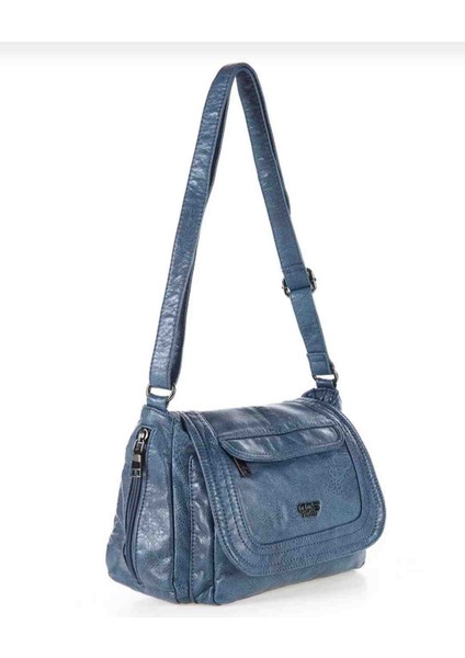 Ççs 17491 Kadın Omuz Askılı Kol Çantası Navy