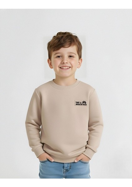 Erkek Çocuk Baskılı Sweatshirt