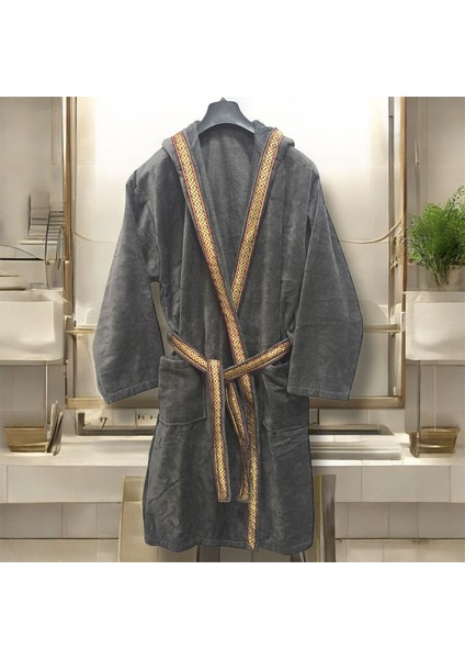 Bornoz Özel Tasarım Kadife Kapüşonlu %100 Pamuk Kutulu modelleri