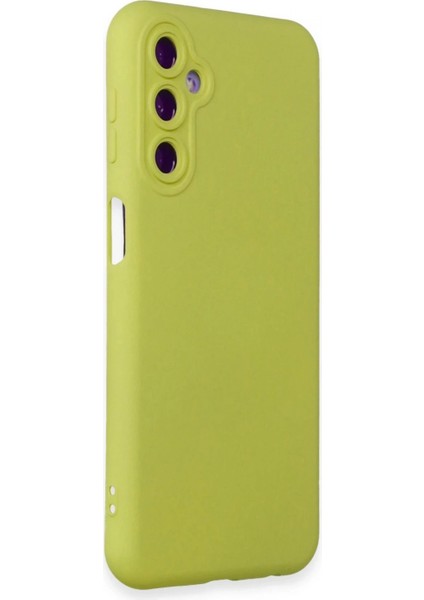 Samsung Galaxy M34 5g Kılıf Nano Içi Kadife Silikon - Sarı (K95) fiyatları