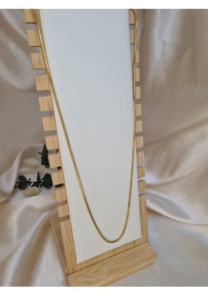 Gold Ince Yılan Model Zincir Kolye – Paslanmaz Çelik, Kararma Yapmaz fırsatları