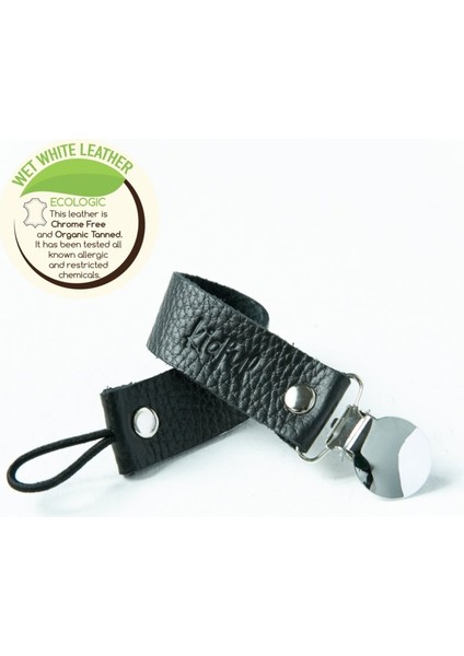 Bitkisel Boyalı Emzik Askısı Charcoal