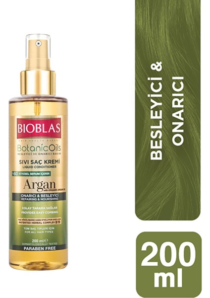 Oils Argan Yağlı Sıvı Saç Kremi 200 ml
