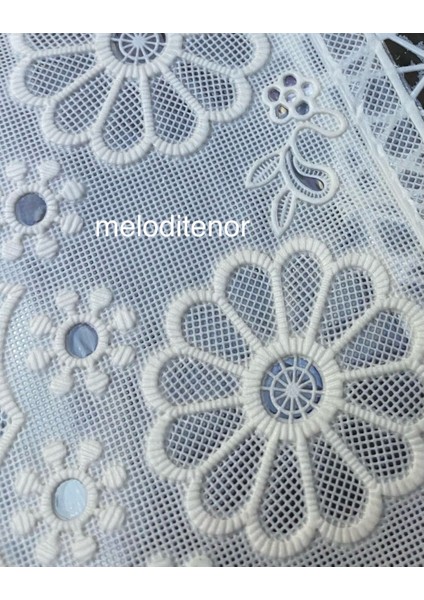 Meiwa Şeffaf Kaplama Iplik Desen Kenarı Dantelli Pvc Lüks Dikdörtgen Muşamba Masa Örtüsü fırsatları