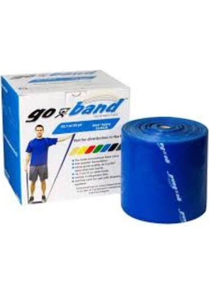Go-Band Direnç Egzersiz Bandı Mavi ( Heavy) 45.7 mt -10-6424