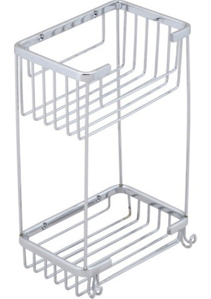 Ikili Dikdörtgen Süngerlik Krom