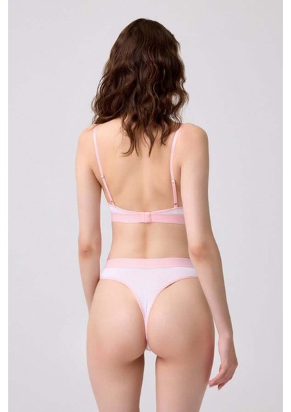 Beyaz Pamuklu Lastik Detaylı Ayarlanabilir Askılı Kadın Sütyen Takımı fiyatları