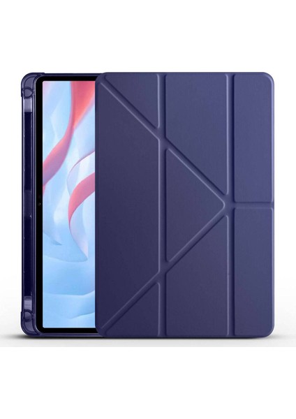 Huawei Matepad Pro 12.2 Inç Uyumlu Akıllı Kapak Kalem Bölmeli Tri Folding Tablet Kılıfı fiyatları