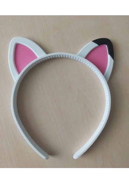 Gabby'nin Ikonik Kedi Kulağı Tacı - 3D Baskı (Gabby's Dollhouse)