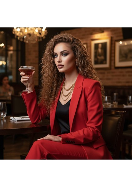 Afro Dalga Front Lace Gerçek Tül Peruk / Kumral / 60/65CM fiyatları