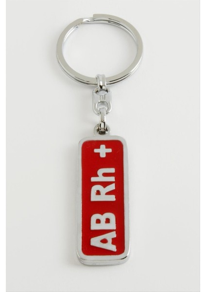 Ab Rh Pozitif Kan Grubu Metal Anahtarlık