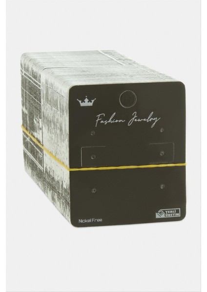 Siyah Renkli Küpe Kartı 200 Adet