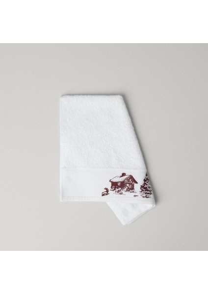 Chalet Pamuk 30X45 cm El Havlusu Beyaz