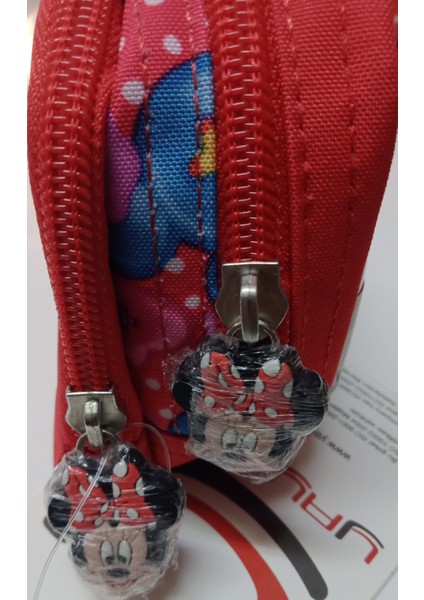 Lisanslı Minnie Mouse Iki Gözlü Kalemlik Minnie Mouse Kırmızı