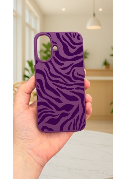 iPhone 16 -Zebra Desenli Silikon Darbe Emici Klasik Korumalı Rubber Kılıf fiyatları