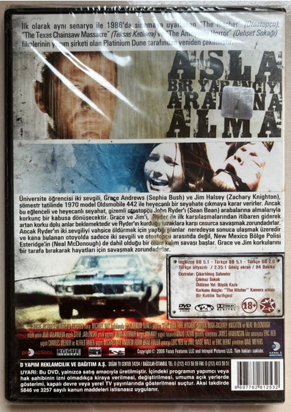 The Hitcher Otoptosçu DVD (Jelatininde Sıfır Orijinal Dönem Baskı Dvd) fiyatları