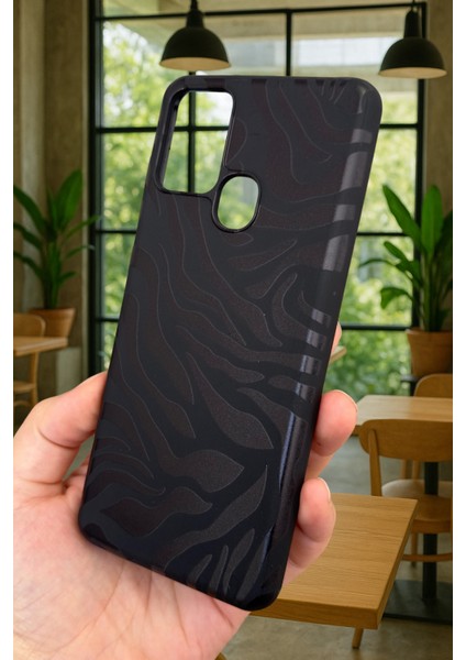Samsung Galaxy A21S Uyumlu Zebra Desenli Silikon Darbe Emici Klasik Korumalı Rubber Kılıf fırsatları