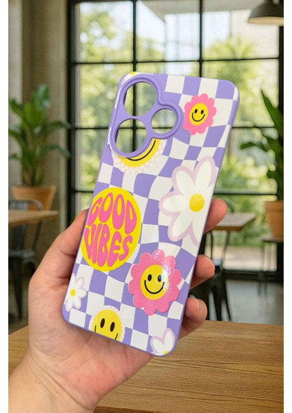 Xiaomi Redmi 13 4g Good Vibes Silikon Darbe Emici Klasik Korumalı Rubber Kılıf modelleri