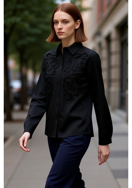 Kadın Dokulu Oversize Gömlek Klasik Yaka Uzun Kol Rahat Kesim Şık ve Konforlu Fonksiyonel Spor indirimleri