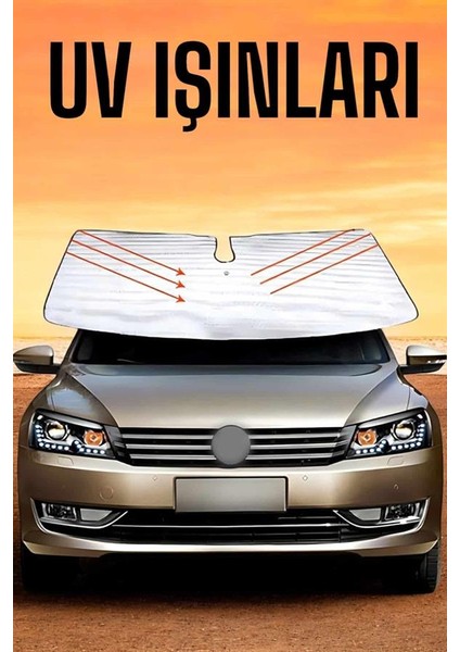 Oto Güneşlik Tüm Araç Tiplerine Uygun Isı Önleyici - M676B002-N95676 fırsatları