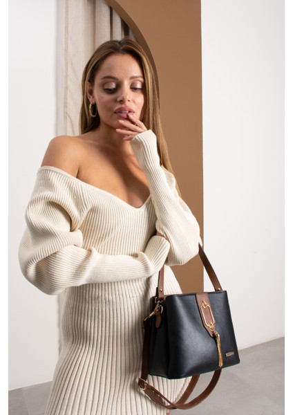 Sn 1438 Kadın Omuz Çantası El Çantası Kol Çantası Günlük