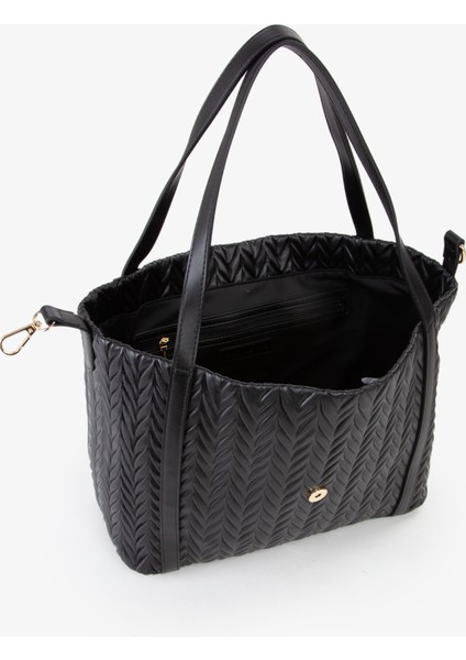 Siyah Kadın Omuz Çantası VBS9AB01550 fırsatları