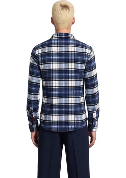 Erkek Ekose Desenli Slim Fit Flanel Oduncu Gömlek Fonksiyonel Dayanıklı Kaliteli Konforlu Şık indirimleri