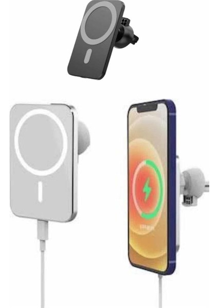 Ios Uyumlu Magsafe Kablosuz 15W Şarj Powerbank Magesafe