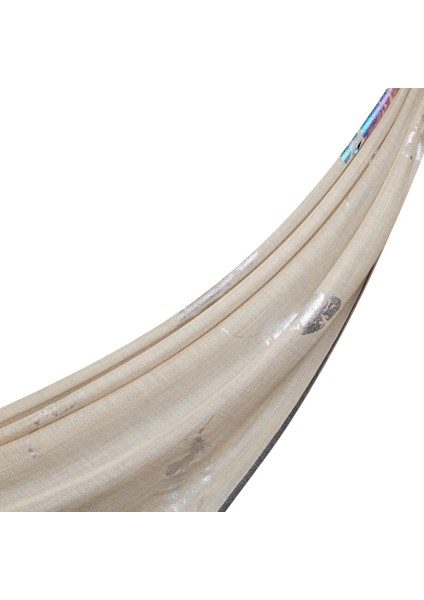 Varak Yaprak Desenli Yün Ipek Şal modelleri