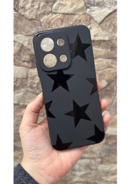 Redmi 15C Uyumlu Star Silikon Darbe Emici Klasik Korumalı Rubber Kılıf