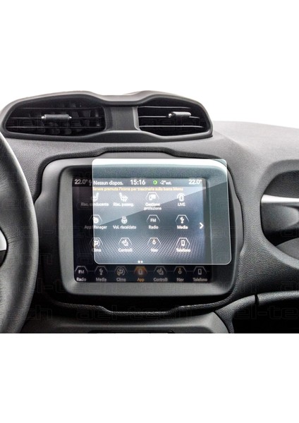 Jeep Renegade 2017-2021 Uyumlu 8.4 Inç Navigasyon 9h Nano Ekran Koruyucu