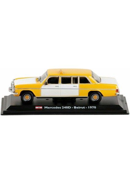 1:43 Atlas 1970 Mercedes Benz 240 D Beirut Taxi modelleri