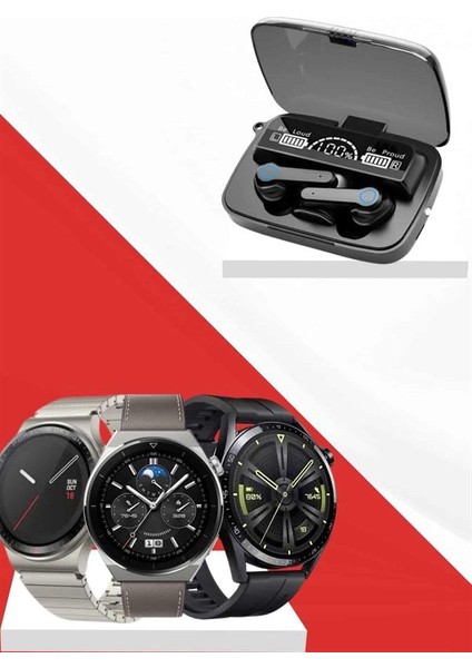 Kulak Içi Kablosuz Bluetooth Kulaklık ve Nfc ve Gps Özellikli Akıllı Saat Alar - M248R036-K62 indirimleri