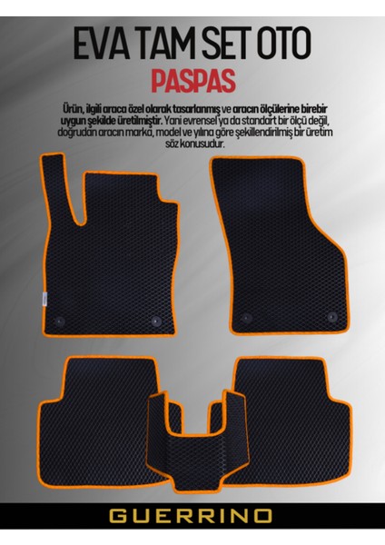 BMW-X5-E70-(2006-2013) Için Eva Iç Paspas Takımı (Metal Topukluk Hariç)