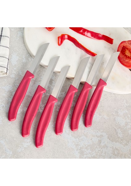 Mira 6 Parça Meyve Bıçak Seti Bordo