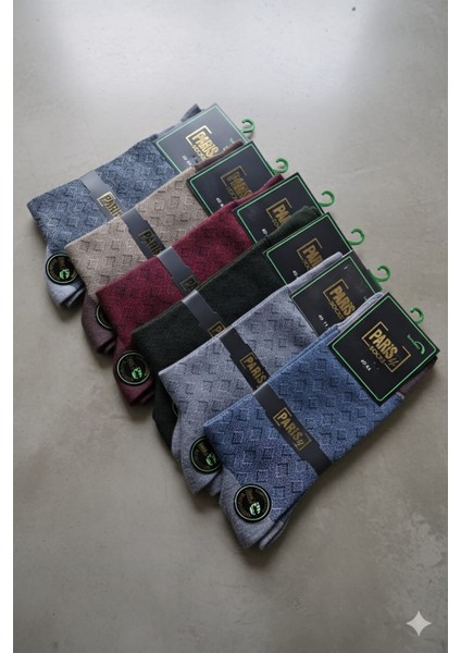 Socks; Erkek Bambu Çorap; 40-44; Asorti 6 Çift fiyatları