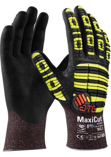 Maxicut Ultra 52-6745FI Darbe Koruyu Bisiklet Motosiklet Eldiveni No:10