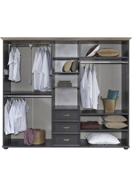 Angelic Dark 5 Kapaklı Dolap fiyatları