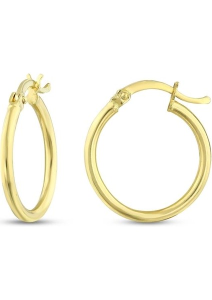 Altın Halka Küpe - 14K