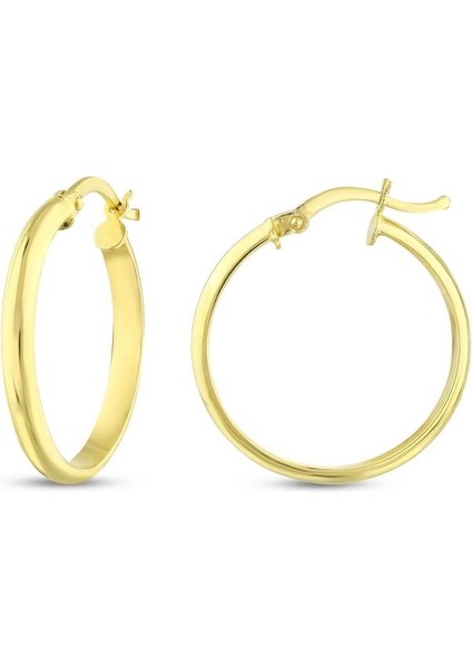 Altın Halka Küpe - 14K