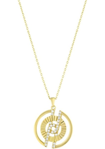 Altın Tasarım Kolye - 14K