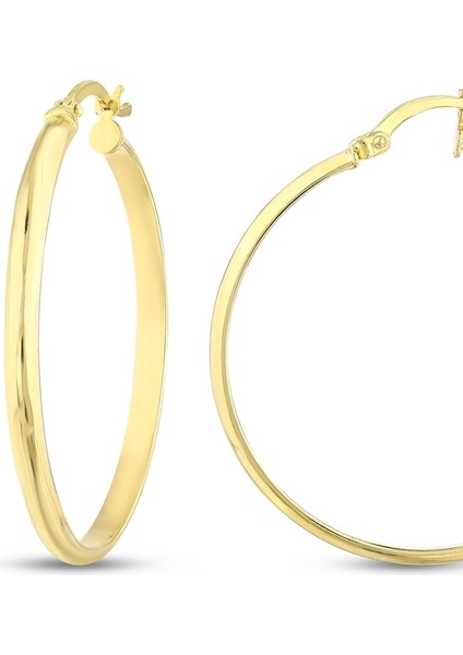 Altın Halka Küpe - 14K fiyatları