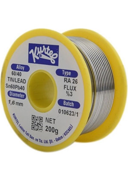 1.60 mm 60/40 200 gr Lehim Teli