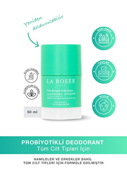 Probiyotiklerle Zenginleştirilmiş Fresh Deodorant - 50 ml