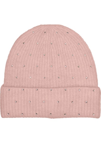 Kadın Onlkatherıne Taş Detaylı Yünlü Bere 15350754 Pudra