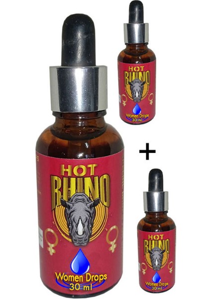 Bonie Hot Rhino 30 ml 3 Adet Soğuk Kadınların Özel Içeceği