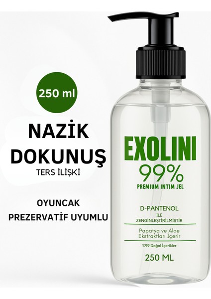 %99 Intim Jel 250 ml + 17.5×4 cm Damar Detaylı Gerçek His Model – Uzun Deneyim 2’li Set fiyatları